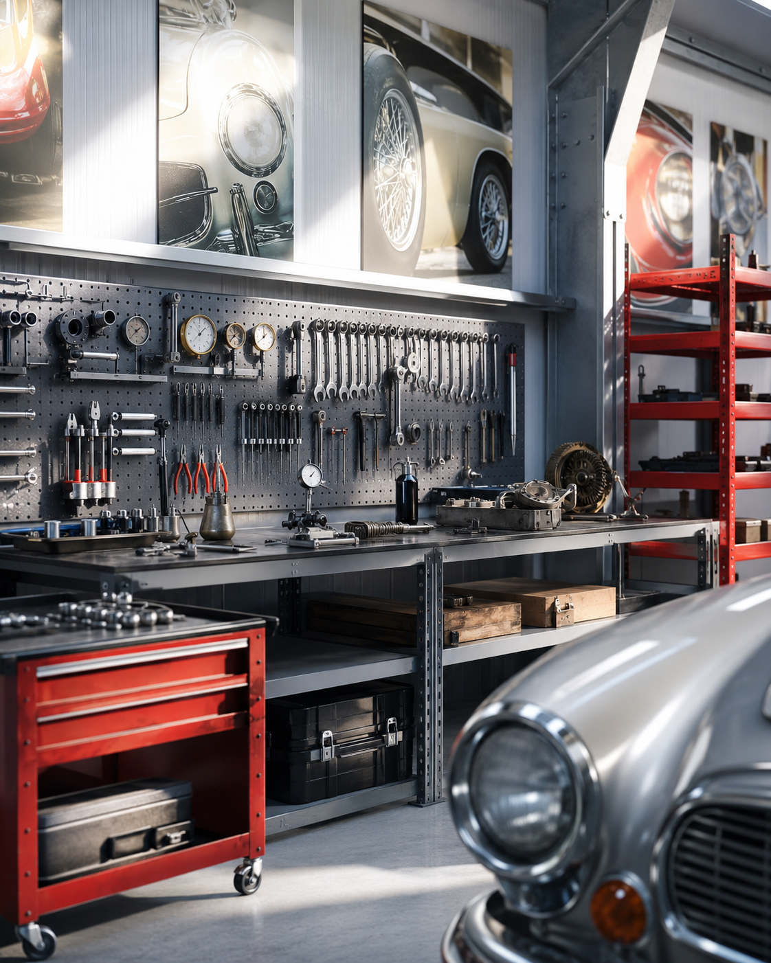 Taller de restauración de coches clásicos